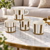 Danny Home 400ml Gold Geometric Ceramic Mug