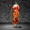 Tall Gourd-Shaped Cocktail Glass - Elegant Design for Upscale Drinks