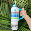 Target Exclusive Stanley 40oz Quencher H2.0 FlowState Tumbler - Limited Edition Summer Plaid 2024