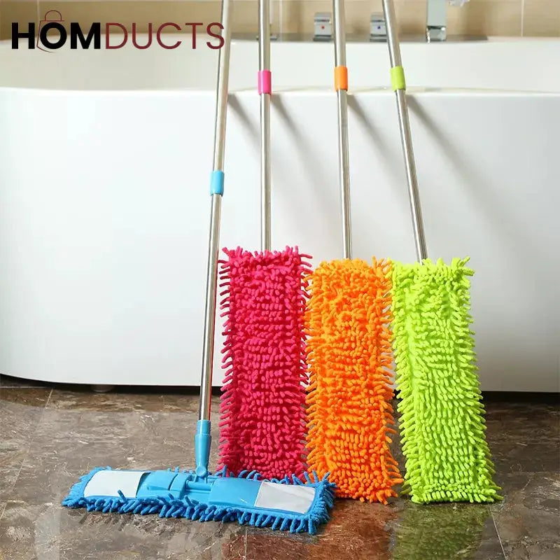 Telescopic Microfiber Flat Mop