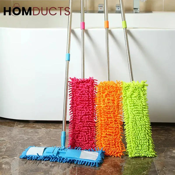 Telescopic Microfiber Flat Mop