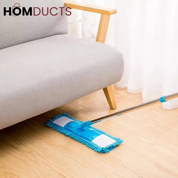 Telescopic Microfiber Flat Mop