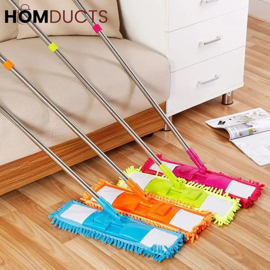 Telescopic Microfiber Flat Mop