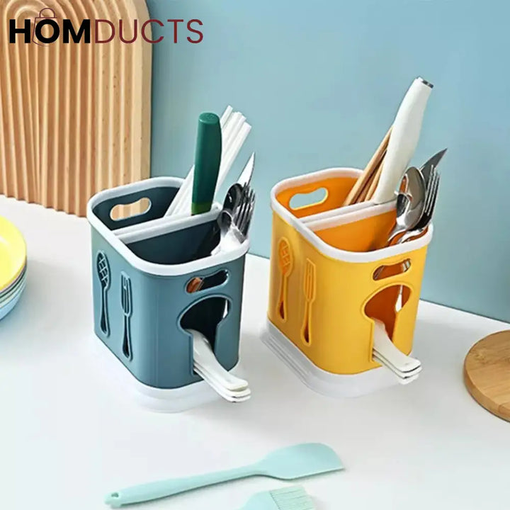 Three Partition Cutlery Holder