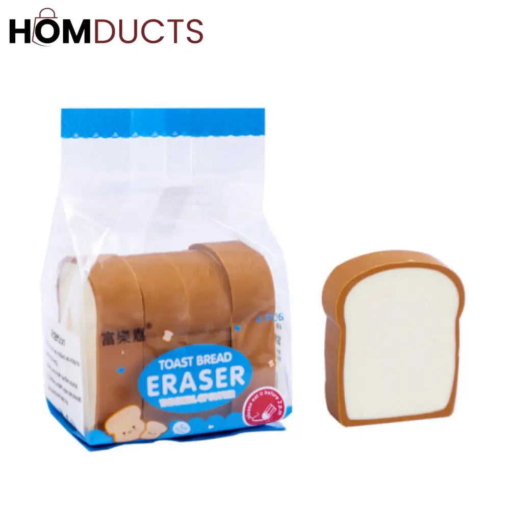 Toast Shape Erasers For Kids