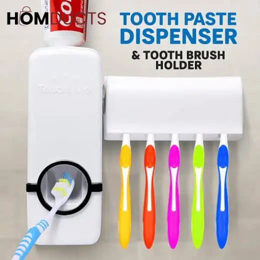 Toothpaste Dispenser With Holder