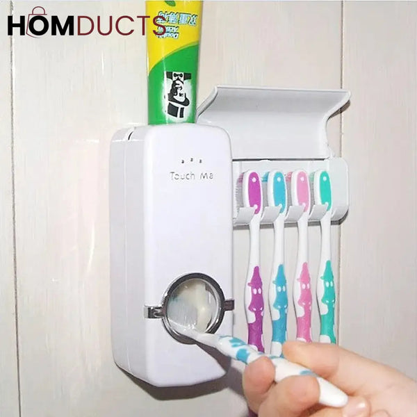 Toothpaste Dispenser With Holder