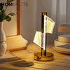 Touch Control LED Table Lamp - USB Rechargeable with 3 Ambient Color Modes | Perfect for Bedroom Desk Bar & Gaming