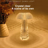 Touch Led Mushroom Crystal Lamp