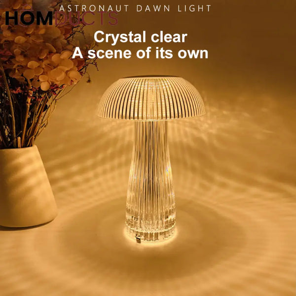 Touch Led Mushroom Crystal Lamp