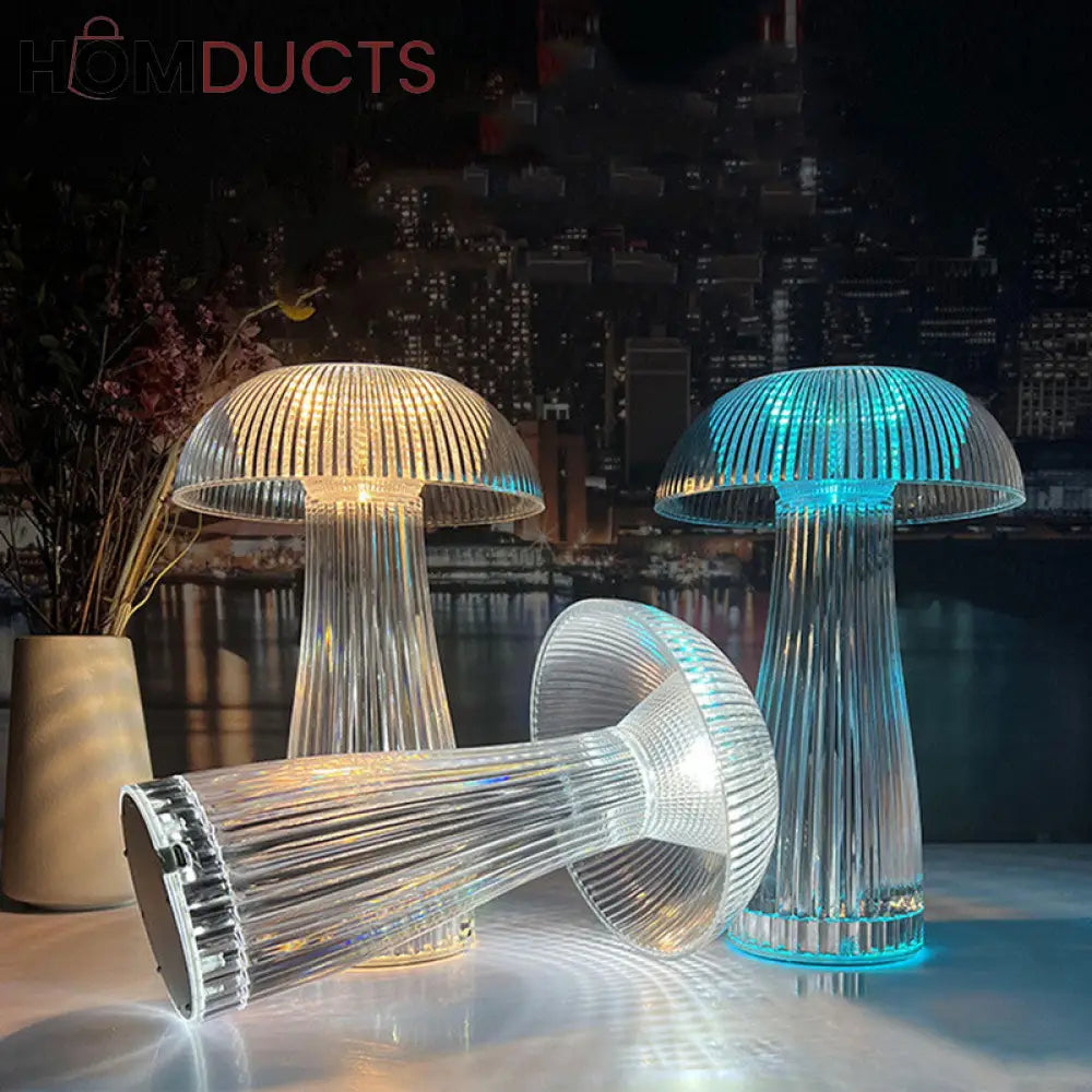 Touch Led Mushroom Crystal Lamp