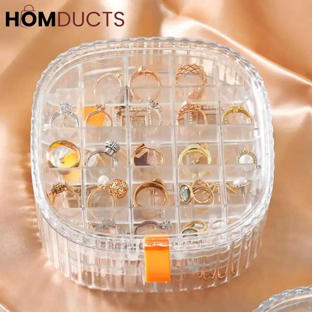 Transparent Crystal Jewelery Organiser J & C Organizer