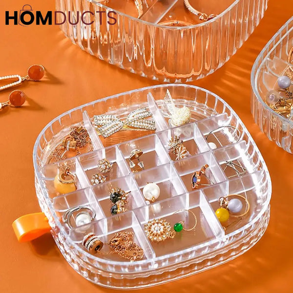 Transparent Crystal Jewelery Organiser J & C Organizer