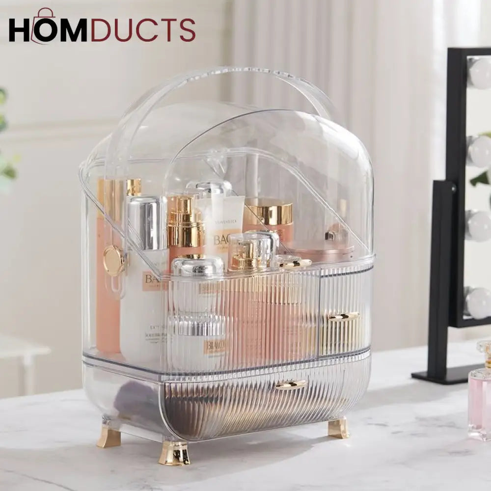 Transparent Dustproof Cosmetic Organizer