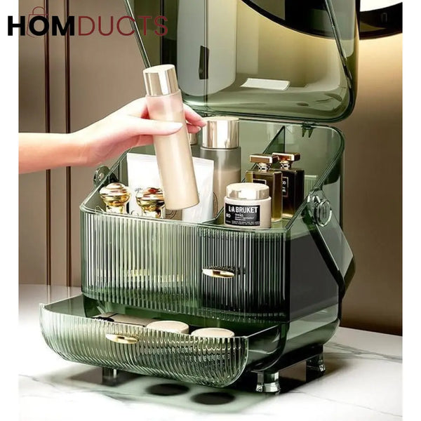 Transparent Dustproof Cosmetic Organizer