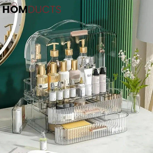 Transparent Dustproof Makeup Organizer