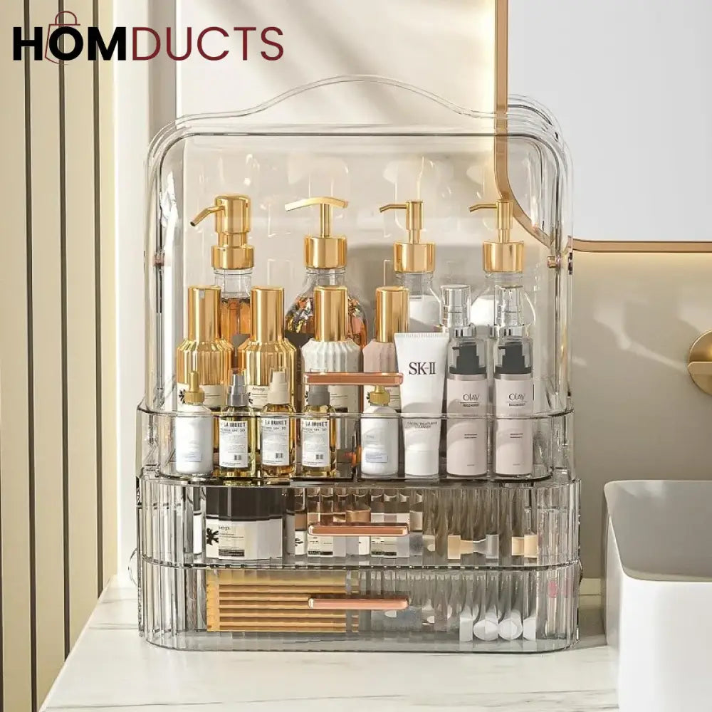 Transparent Dustproof Makeup Organizer