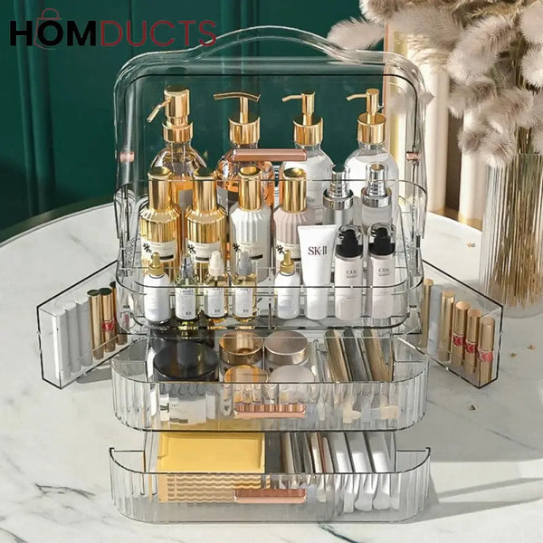 Transparent Dustproof Makeup Organizer