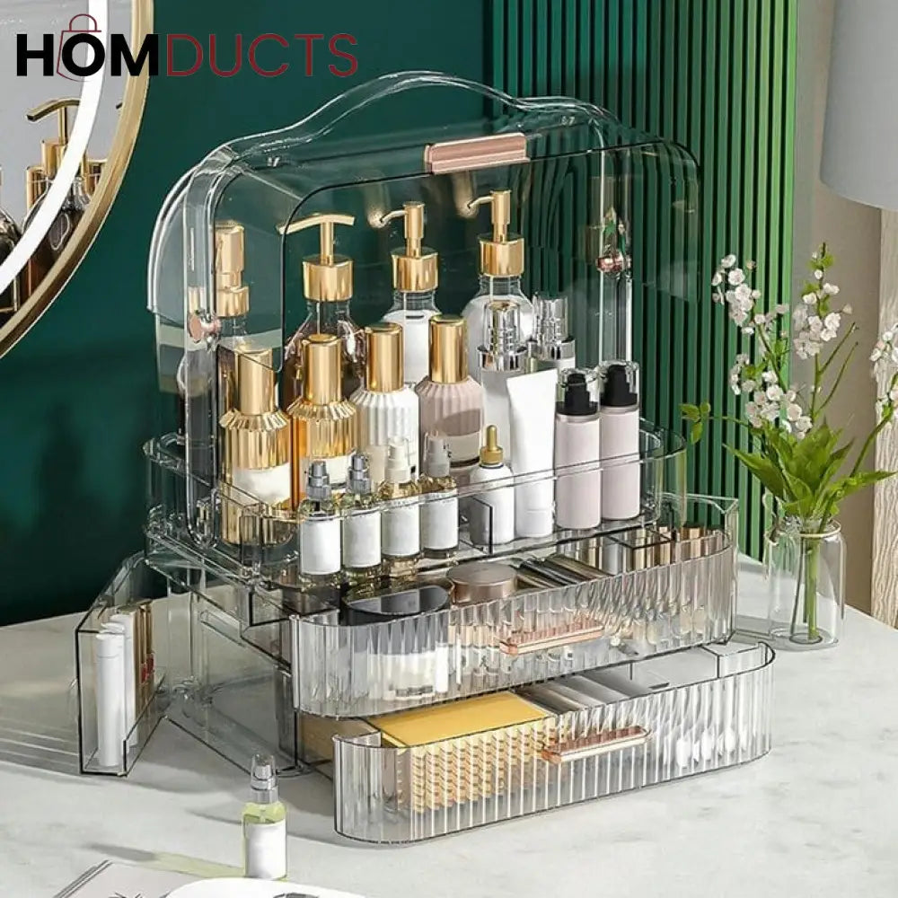 Transparent Dustproof Makeup Organizer