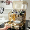 Transparent Multilayer Cosmetic Organizer