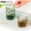 Transparent Square Handle Sauce Dip Bowls – Stackable Seasoning & Condiment Serving Dishes 6pcs