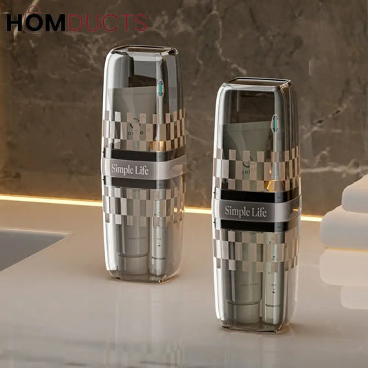 Transparent Toothbrush Holder