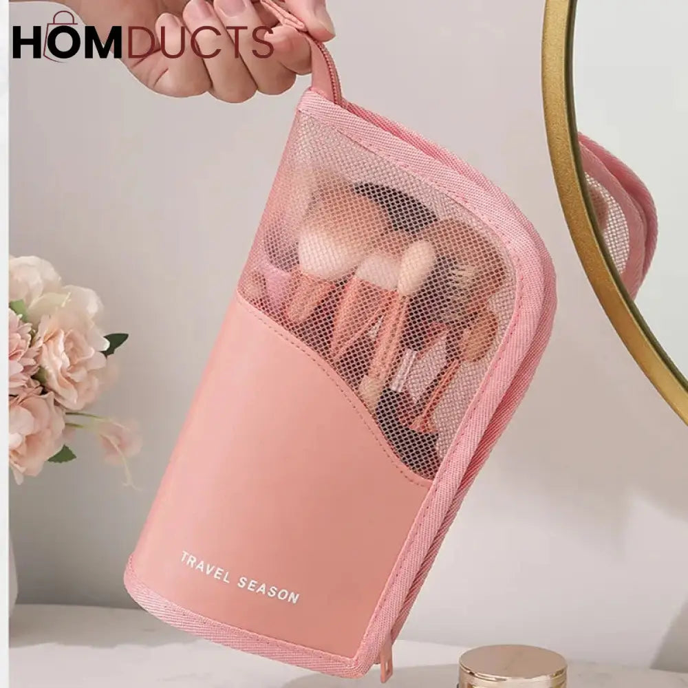 Travel Makeup Brush Holder J & C Organizer