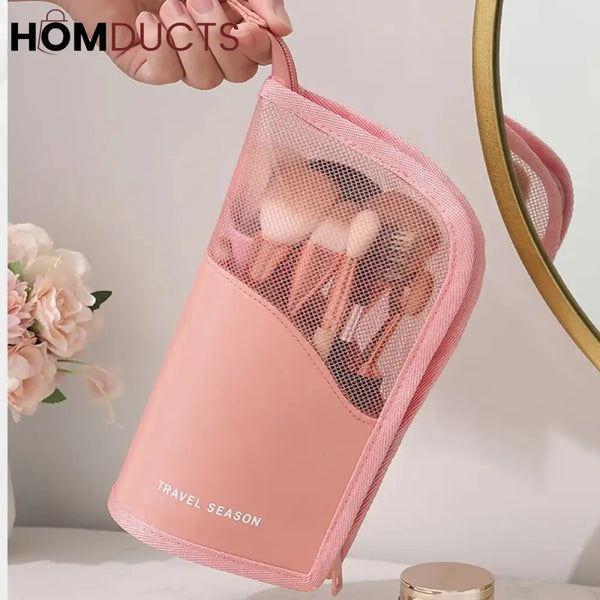 Travel Makeup Brush Holder J & C Organizer