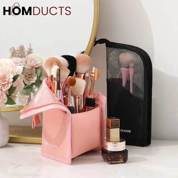 Travel Makeup Brush Holder J & C Organizer