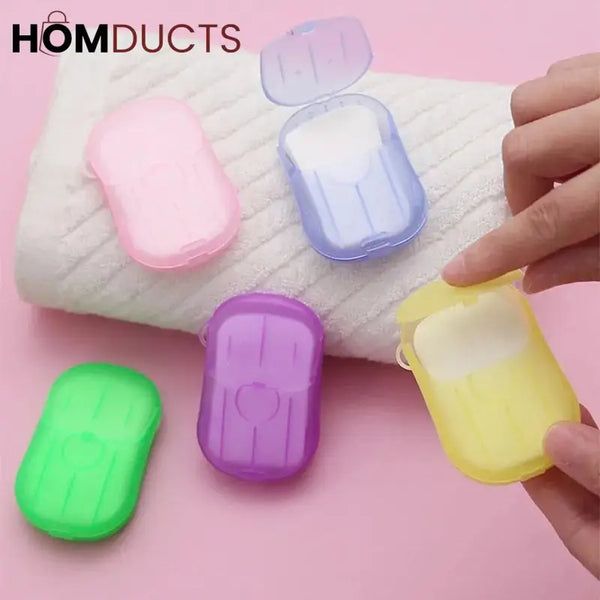 Travel Paper Soap (4 Box)