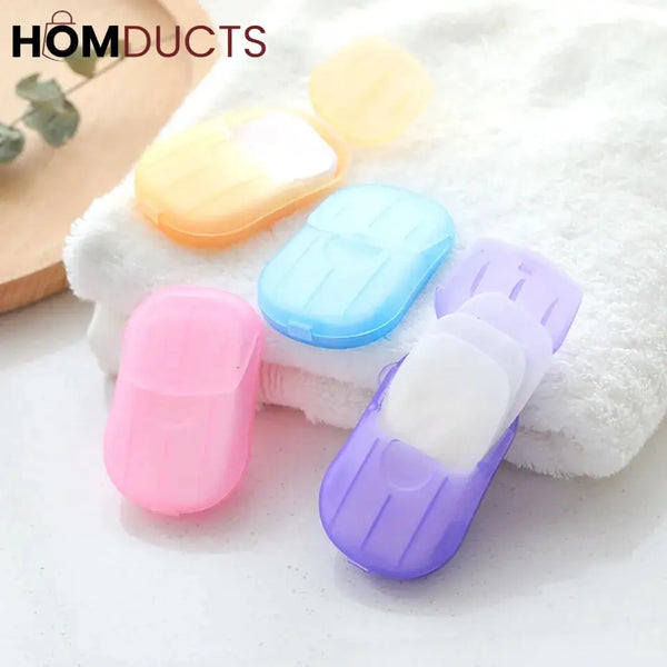Travel Paper Soap (4 Box)