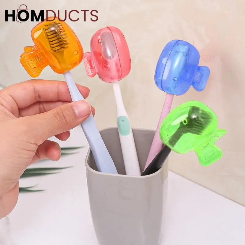 Travel Toothbrush Head Cover (Pack Of 10)