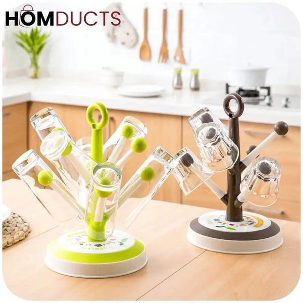 Tree Shape Glass Stand