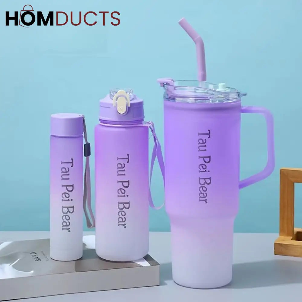 Trendy 3Pcs Bottle Set