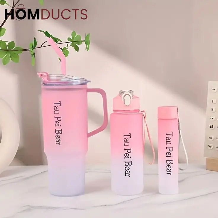 Trendy 3Pcs Bottle Set