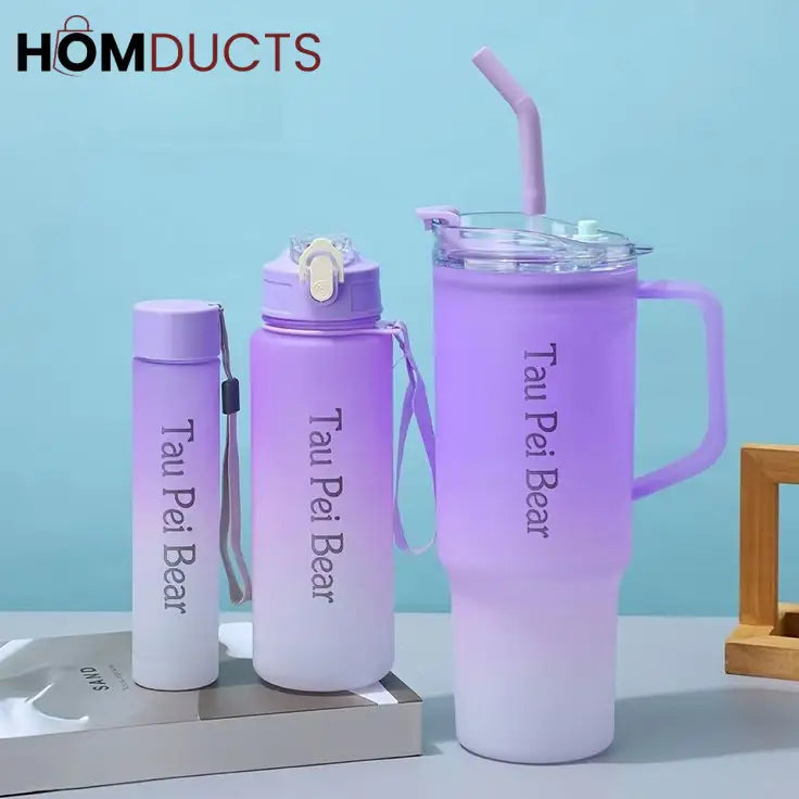Trendy 3Pcs Bottle Set