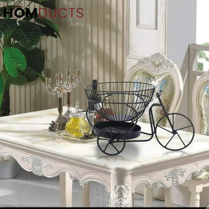 Tricycle Design Fruit Basket Homducts
