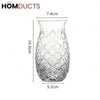 Tropical Pineapple Glass Tumbler for Iced Tea and Lemonade