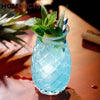 Tropical Pineapple Glass Tumbler for Iced Tea and Lemonade