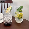 Tropical Pineapple Glass Tumbler for Iced Tea and Lemonade