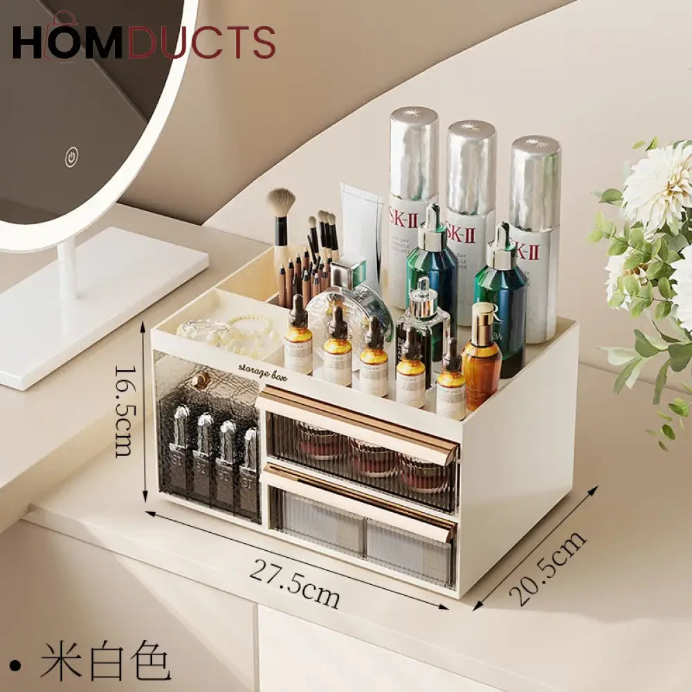 Ultimate Beauty Organizer: Multifunctional Drawer Makeup & Skincare Storage Box