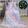 Unicorn Glow In The Dark Blanket