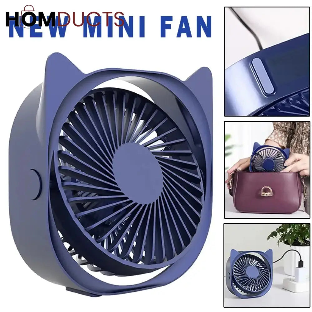 Usb Mini Chargeable Desktop Fan