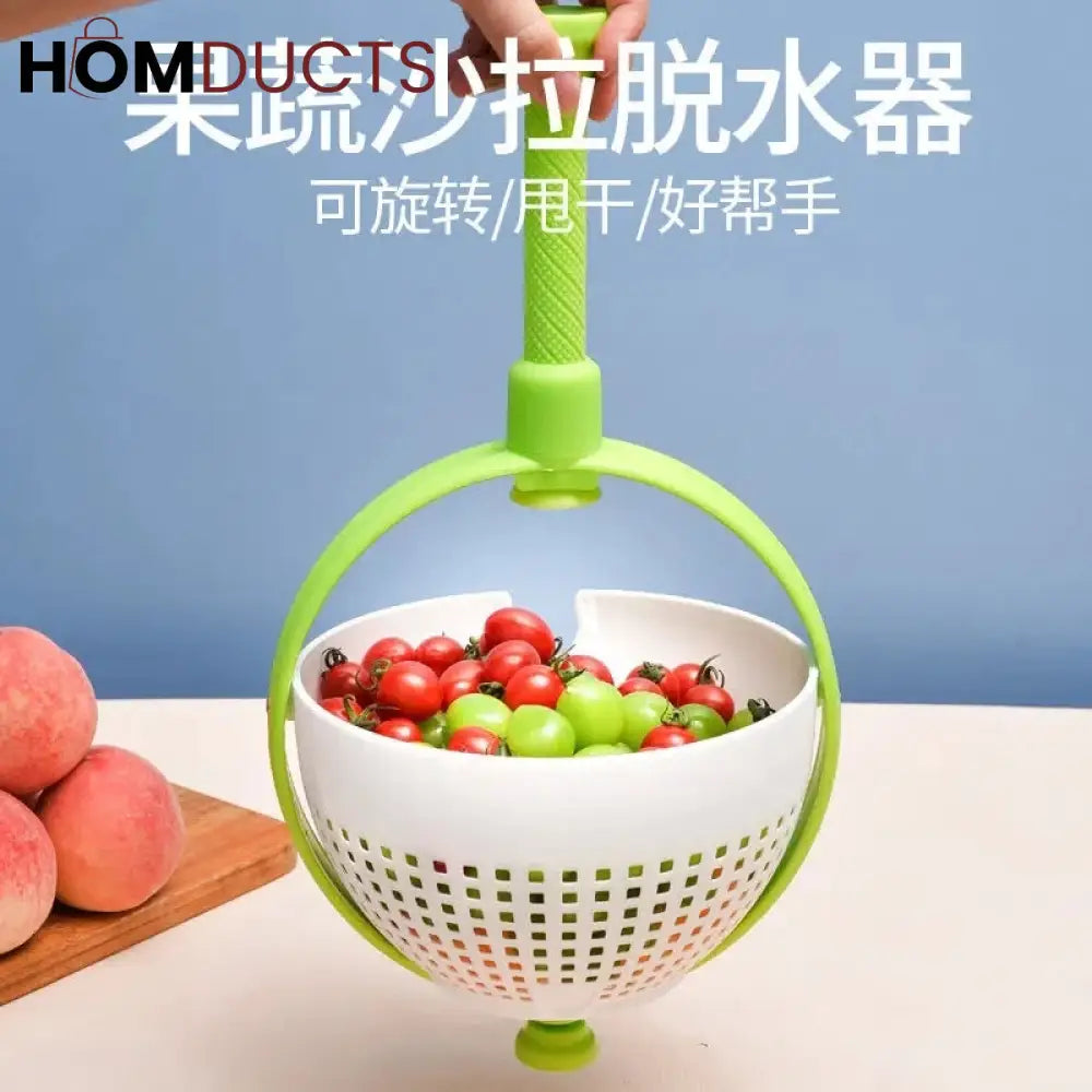 Vegetable And Salad Washing Spinner Basket