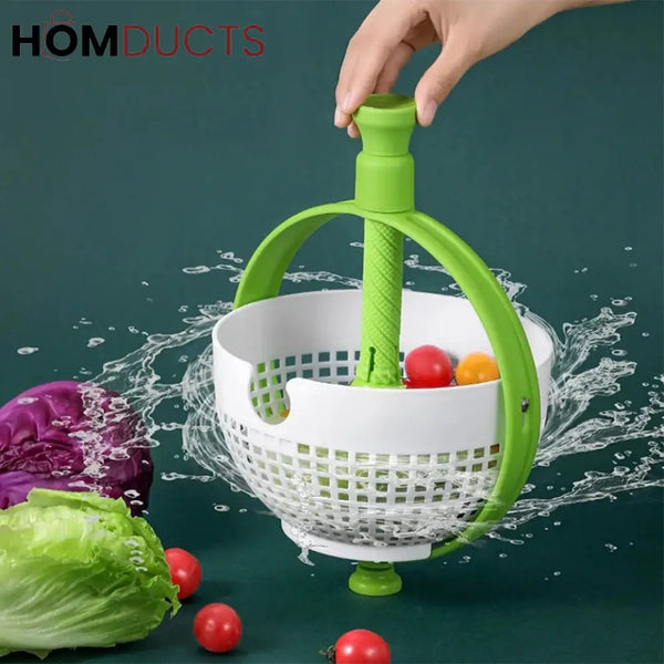 Vegetable And Salad Washing Spinner Basket