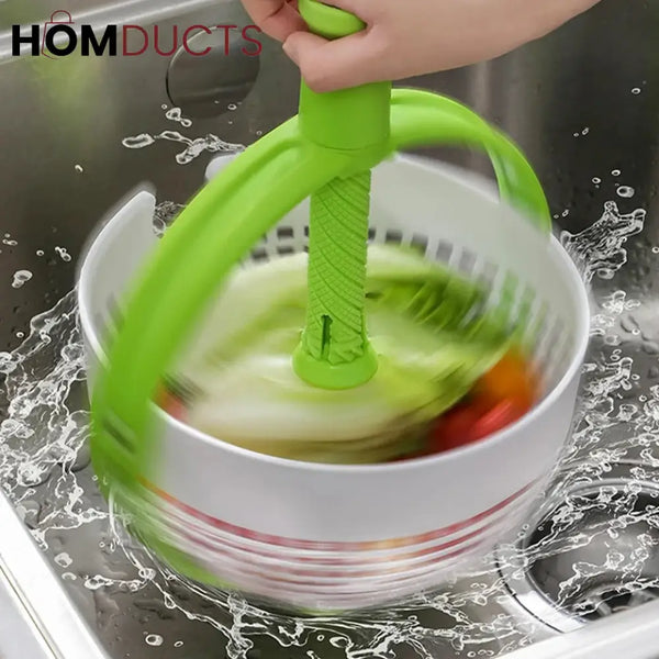 Vegetable And Salad Washing Spinner Basket