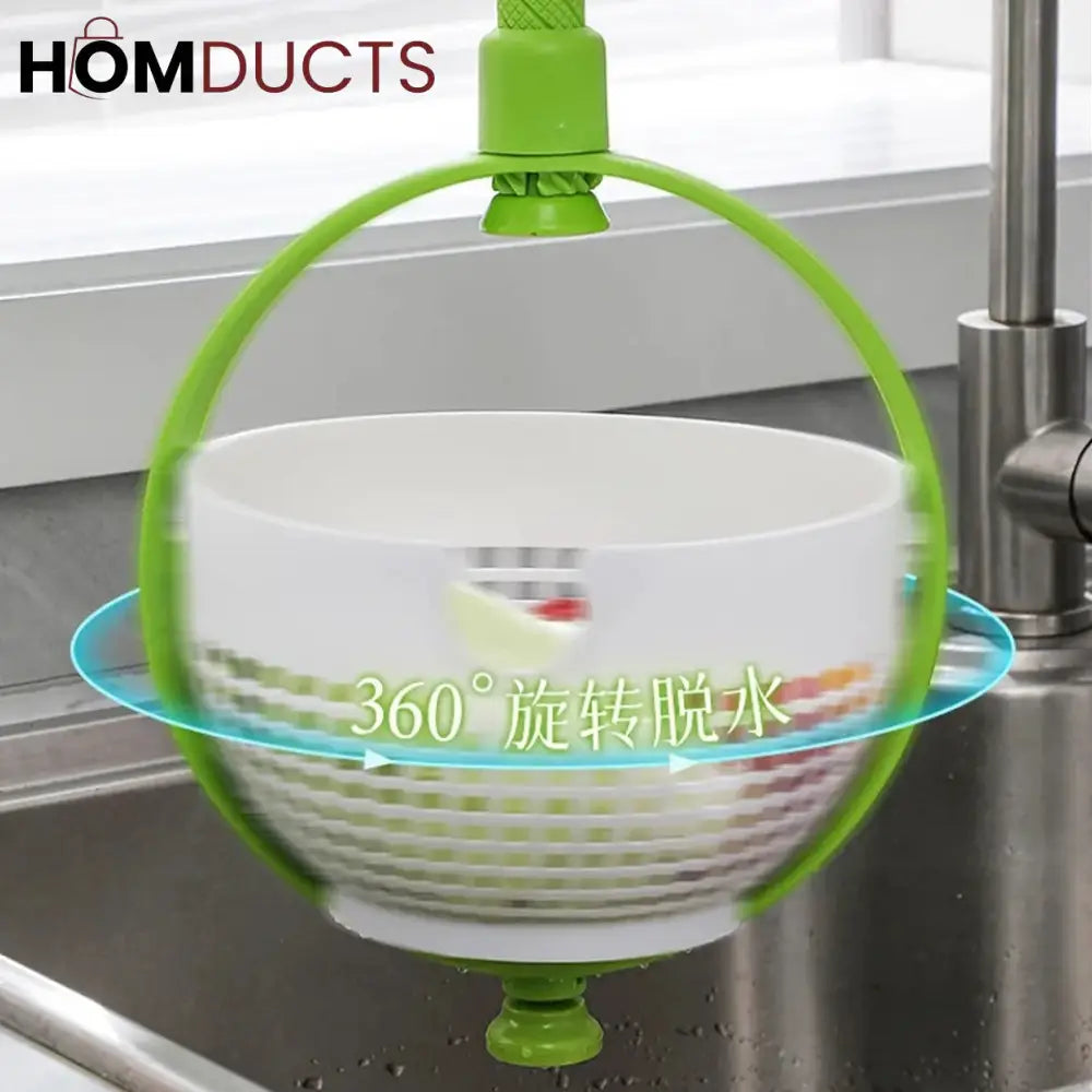 Vegetable And Salad Washing Spinner Basket