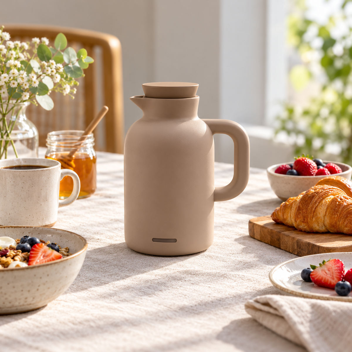 Danny Home 1L Mocha Vacuum Jug