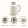 1L White Vacuum Jug features and details