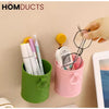 Vintage Charm Pen & Brush Holder: Retro Style Organizer for Desk & Vanity